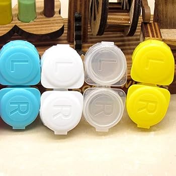 Amazon | コンタクト洗浄ケース フタ一体型 交換用 5個セット